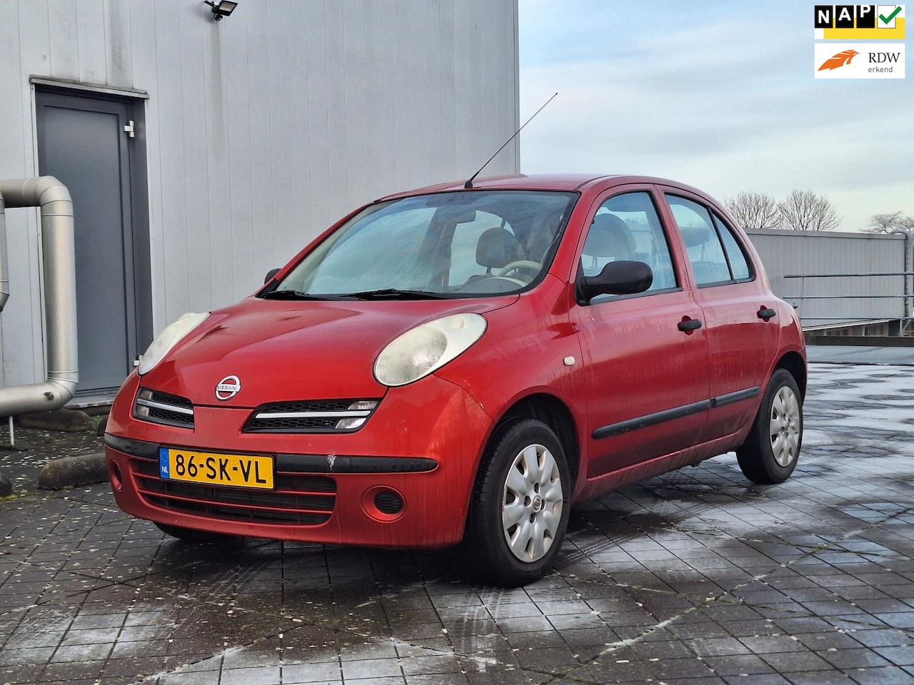 Nissan Micra - €2250,-1.2 Visia 5drs Nwe Apk Airco Trekhaak Nappas - AutoWereld.nl