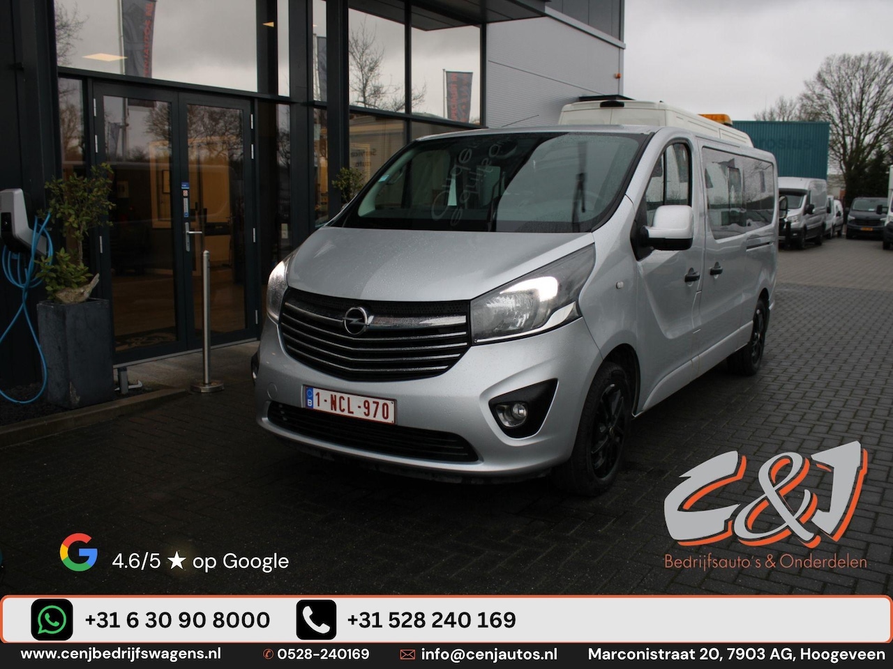 Opel Vivaro - 1.6 CDTI BT 107kW dubbele cabine innovation luxe navi leder cruise 129.000 km marge - AutoWereld.nl