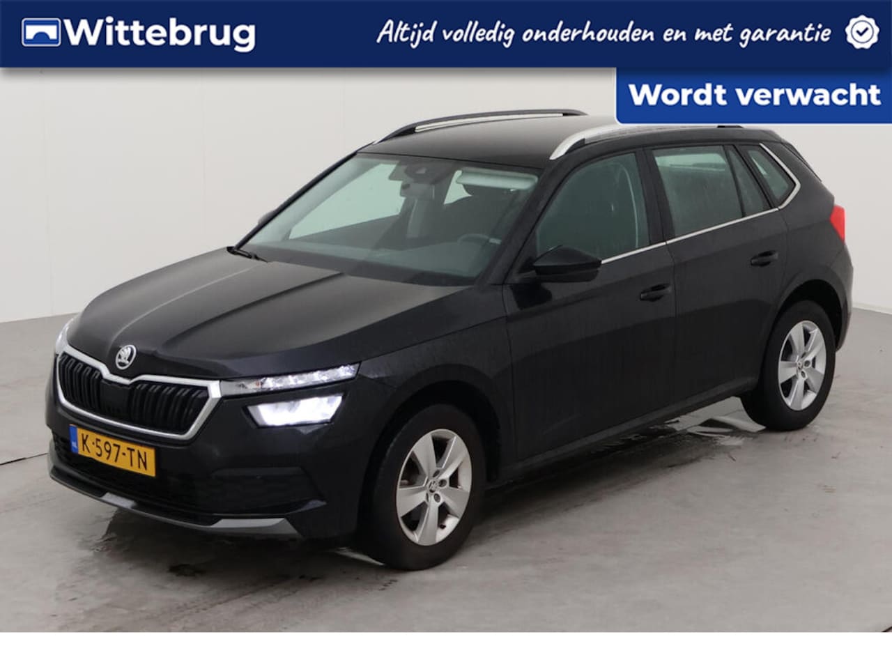 Skoda Kamiq - 1.0 TSI Ambition Metallic/ Climatronic/ APP Connect/ Led/ Parkeersensor  A/ 16 lmv - AutoWereld.nl