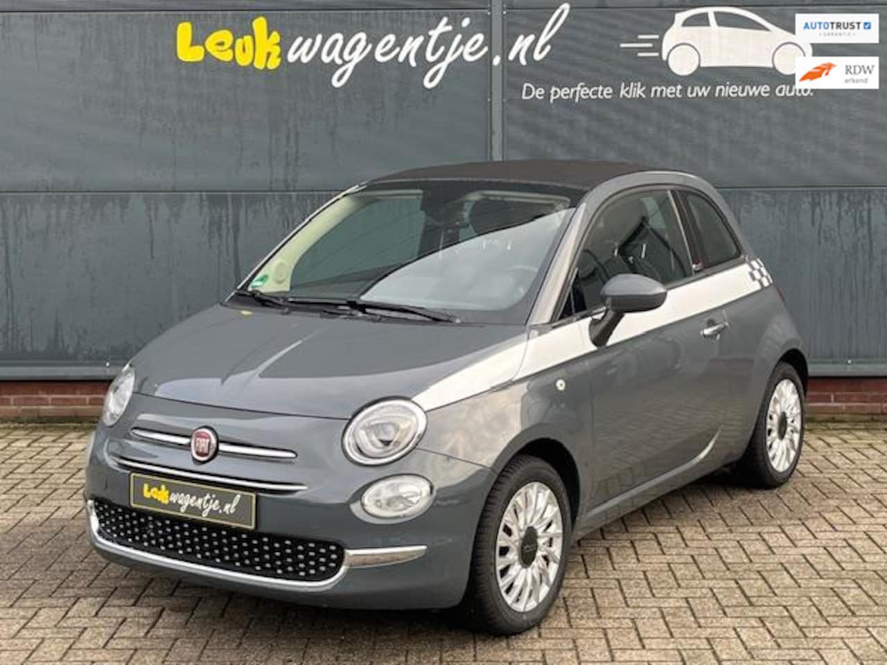 Fiat 500 C - 0.9 TwinAir Turbo Lounge Cabrio 105 PK *carplay - AutoWereld.nl