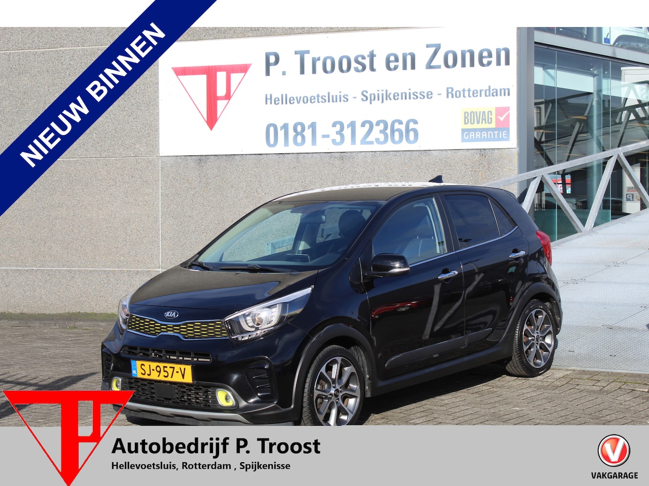 Kia Picanto - 1.0 T-GDI X-Line Navigatie/Achteruitrijcamera/Apple carplay/Bluetooth/Stoelverwarming/Stuu - AutoWereld.nl