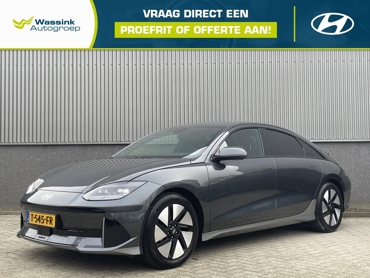 Hyundai IONIQ 6 - 77,4 kWh 229pk RWD Connect | 100% ELEKTRISCH! | Navigatie | Stoelverwarming Voor & Achter - AutoWereld.nl