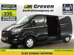 Ford Transit Custom - 2.0 TDCI L2H1 Automaat Airco Cruise Camera Carplay Navi 3 Persoons LED PDC 2xSchuifdeur Tr