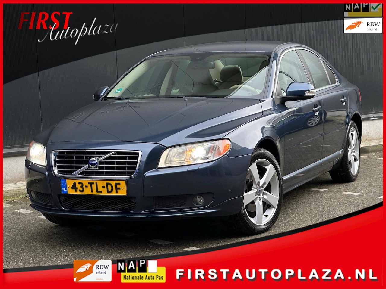 Volvo S80 - 2.5 T Summum AUTOMAAT LEDER/MEMORY/CRUISE | NETTE AUTO ! - AutoWereld.nl