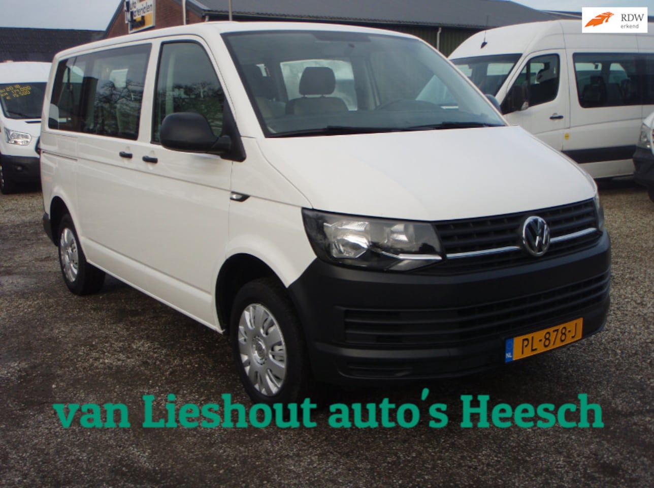 Volkswagen Transporter Kombi - 2.0 VW 9 persoons personenbus benzine cng aardgas bj 17 - AutoWereld.nl