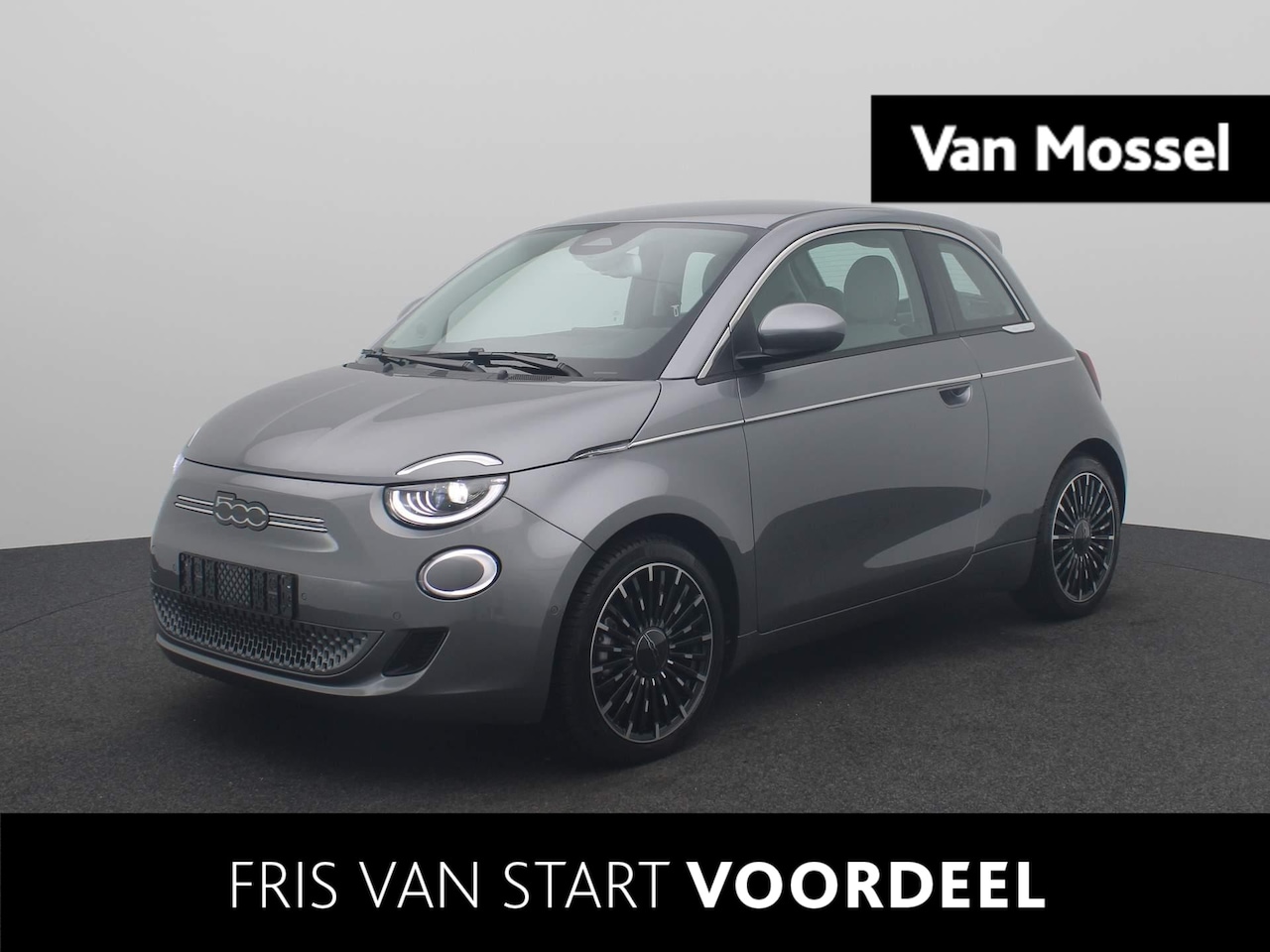 Fiat 500e - La Prima 42 kWh | Leder | Navi | ECC | PDC | LMV | LED | Cam | - AutoWereld.nl