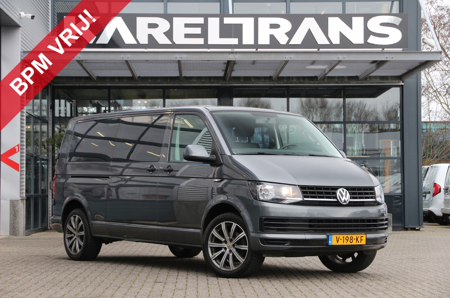 Volkswagen Transporter - 2.0 TDI 150 | DC | L2H1 | EURO6 | Airco.. - AutoWereld.nl