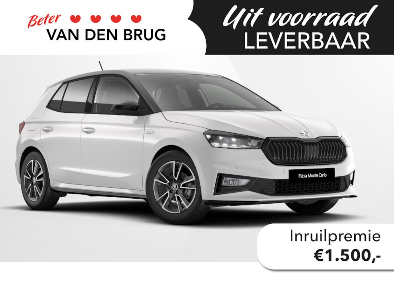 Skoda Fabia - 1.0 TSI 95pk Monte Carlo | Stoelverwarming | A-stijl en dak in zwart | - AutoWereld.nl