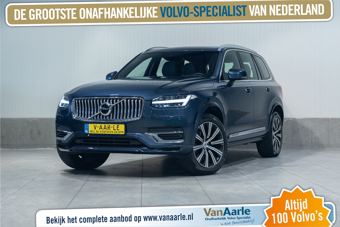 Volvo XC90 - T8 Inscription AdaptCruiseControl LederDashboard 390pk - AutoWereld.nl