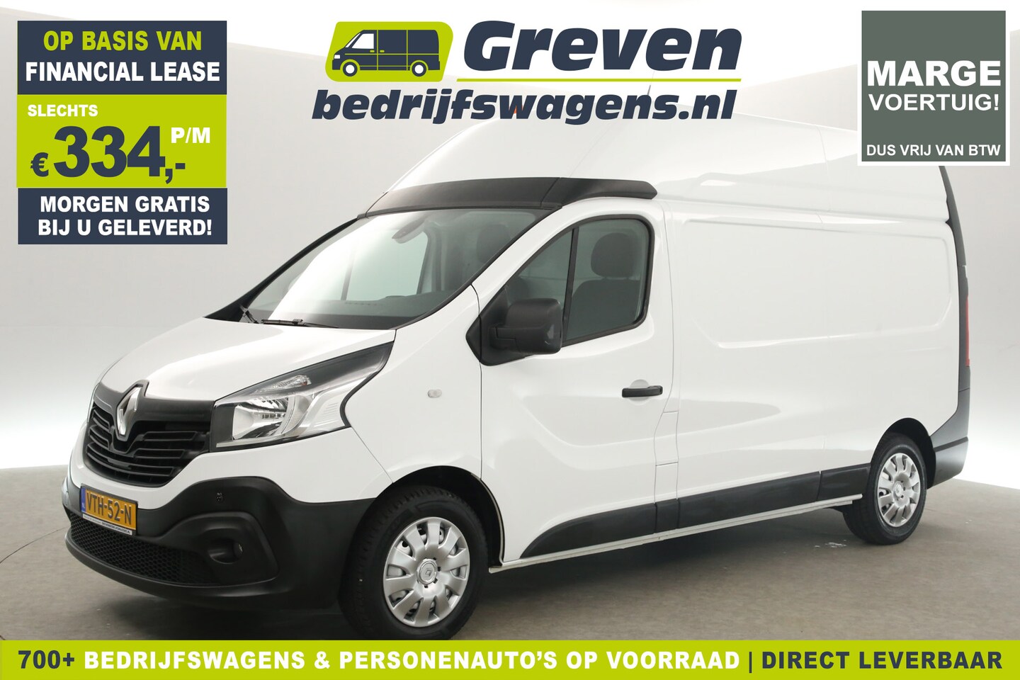 Renault Trafic - 1.6 dCi T29 L2H2 | MARGE! | Airco Parkeersensoren Elektrpakket Stoelverwarming Schuifdeur - AutoWereld.nl