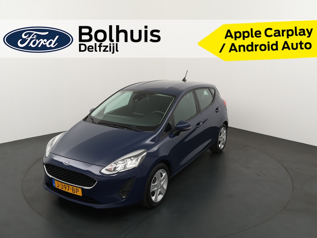 Ford Fiesta - EcoBoost 95 pk Connected | Apple Carplay | LED | Airco | Cruise | Bluetooth | Groot scherm - AutoWereld.nl