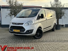 Ford Transit Custom - 290 2.2 TDCI L2H1 Dubbele Cabine Camera Navi Cruise Airco Lichtmetaal Trekhaak Sensoren