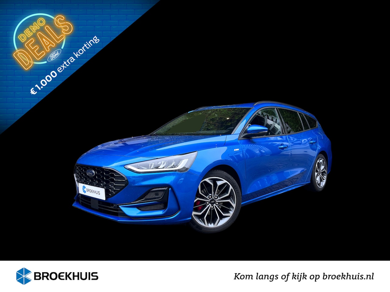 Ford Focus Wagon - ST-LINE X 1.0 ECOBOOST HYBRID POWERSHIFT AUTOMAAT 155PK/114KW - AutoWereld.nl