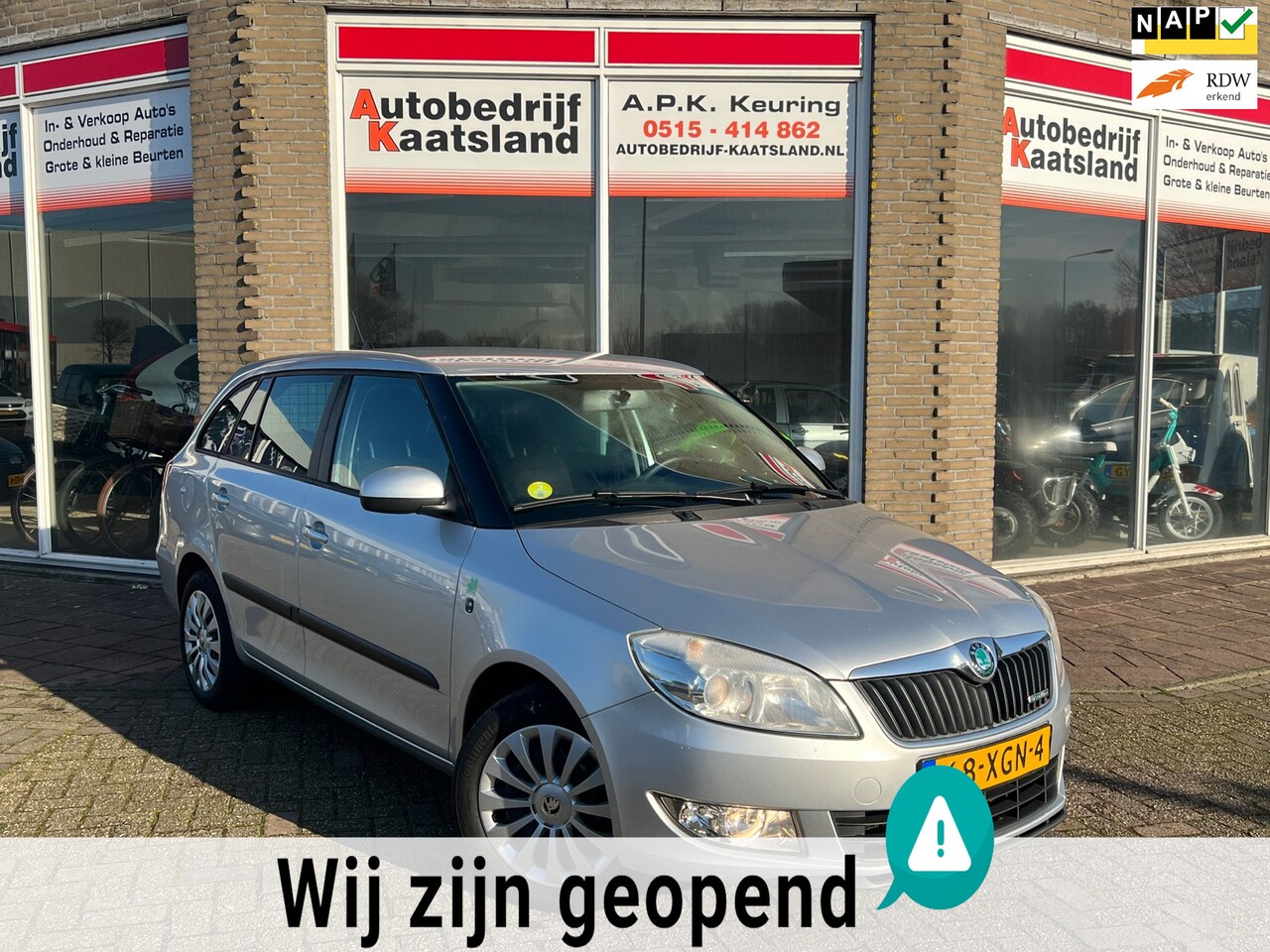 Skoda Fabia Combi - 1.2 TDI Greenline - Navi - Clima - PDC - 2012 - AutoWereld.nl