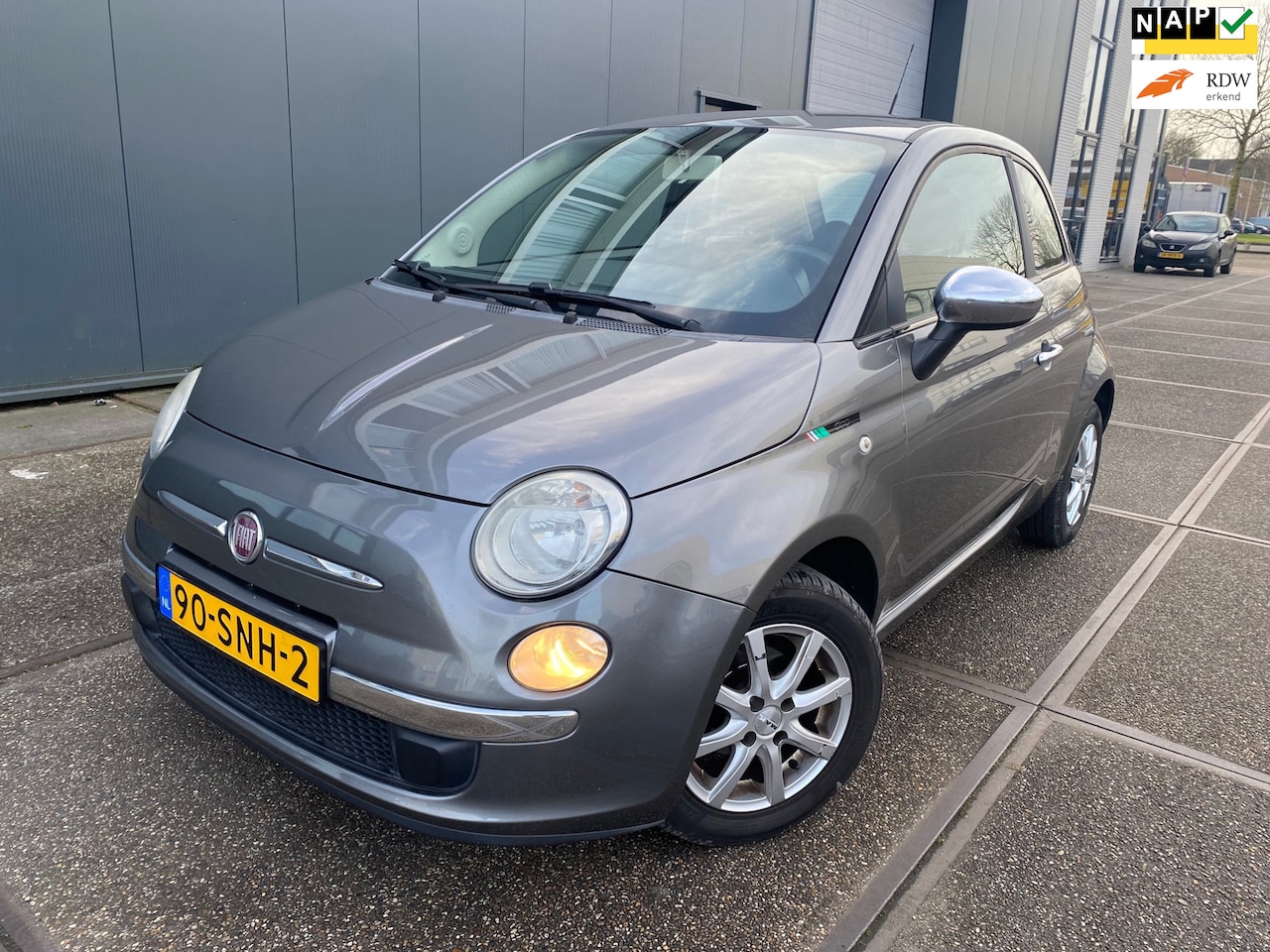 Fiat 500 - 1.2 Pop / NAP / AIRCO / APK / HALF LEER / NAVIGATIE / DEALER ONDERHOUDEN / TWEE SLEUTELS / - AutoWereld.nl