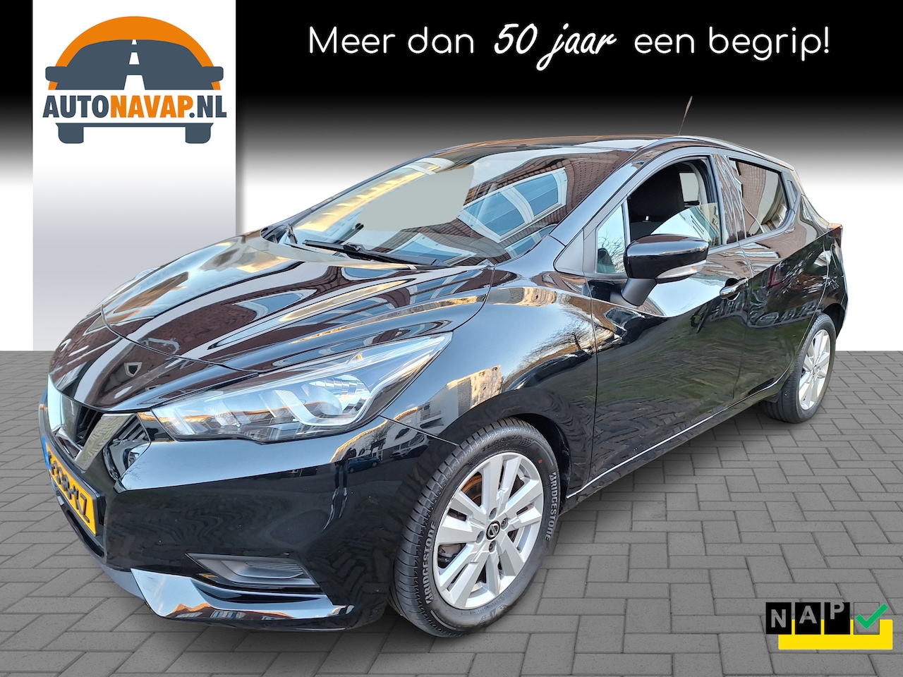 Nissan Micra - 1.0 IG-T Acenta /Camera/Navi/Apple/Android/Cruise/1e Eig/Garantie - AutoWereld.nl