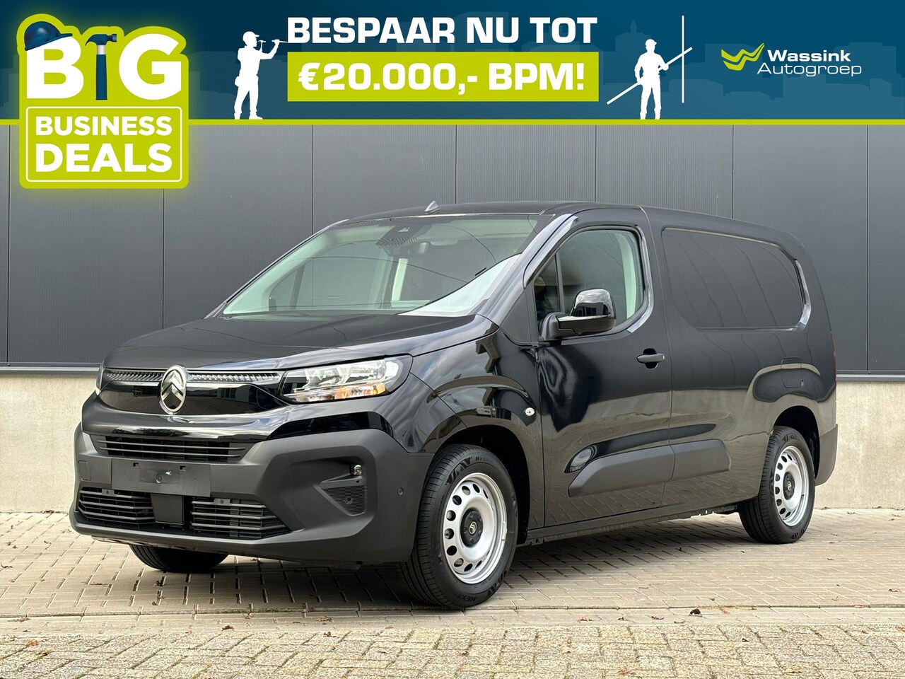 Citroën Berlingo - Van GB 1.5 BlueHDi 100pk Long 3-zits | Navigatie | Parkeer camera | Cruise control | Houte - AutoWereld.nl