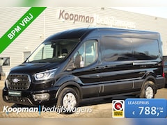 Ford Transit - 350 2.0TDCI 165pk L3H2 Limited | Automaat | L+R Zijdeur | 360° Camera | Adap. Cruise | Car