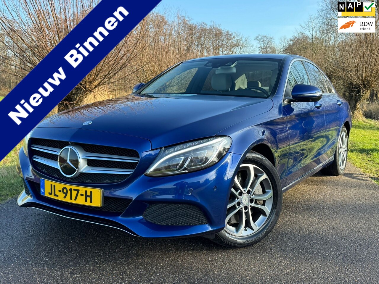 Mercedes-Benz C-klasse - 350 e Lease Plus Hybrid / Automaat / 360 Camera / Nav / Airco / Leder / Elektr Voorstoel / - AutoWereld.nl