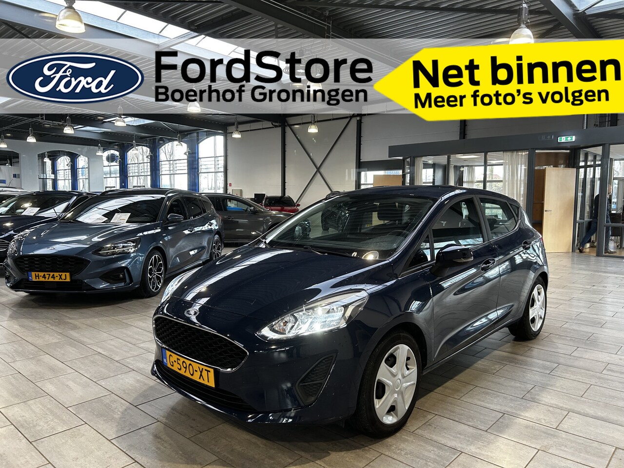 Ford Fiesta - EcoBoost 95 pk Connected | Apple Carplay/Android Auto | Airco | Cruise | Groot scherm | Bl - AutoWereld.nl