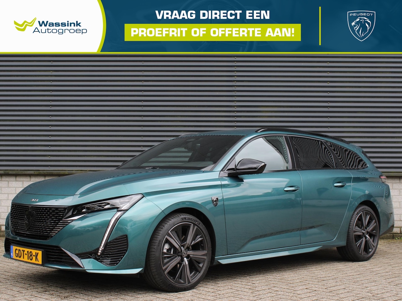 Peugeot 308 SW - 1.2 Puretech 130pk EAT8 GT | Pack City 2 I 18" Lichtmetalen Velgen I 360 Vision & Drive As - AutoWereld.nl