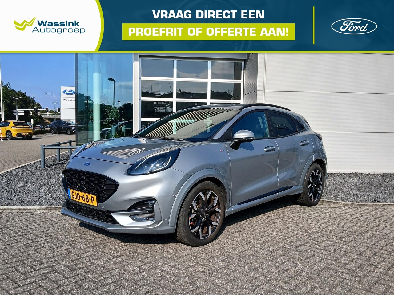 Ford Puma - 1.0i Ecoboost Hybrid 125pk Automaat ST-Line X | Navigatie | Camera | Licht metalen velgen - AutoWereld.nl