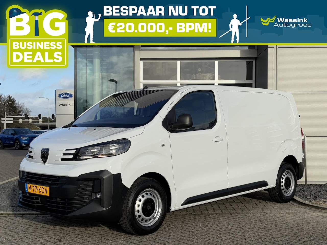 Peugeot Expert - GB L3 2.0 BlueHDi 145pk EAT8 | DIRECT BESCHIKBAAR! | Trekhaak Afneembaar | PDC Voor & Acht - AutoWereld.nl