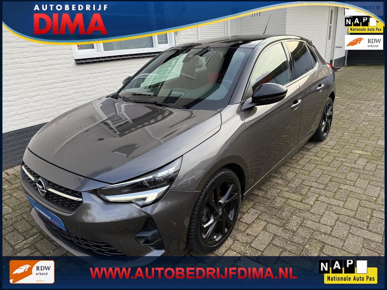 Opel Corsa - 1.2 GS Line 131Pk Automaat/ Panoramadak/ Navi/ Camera/ Afnb Trekhaak/ LED - AutoWereld.nl