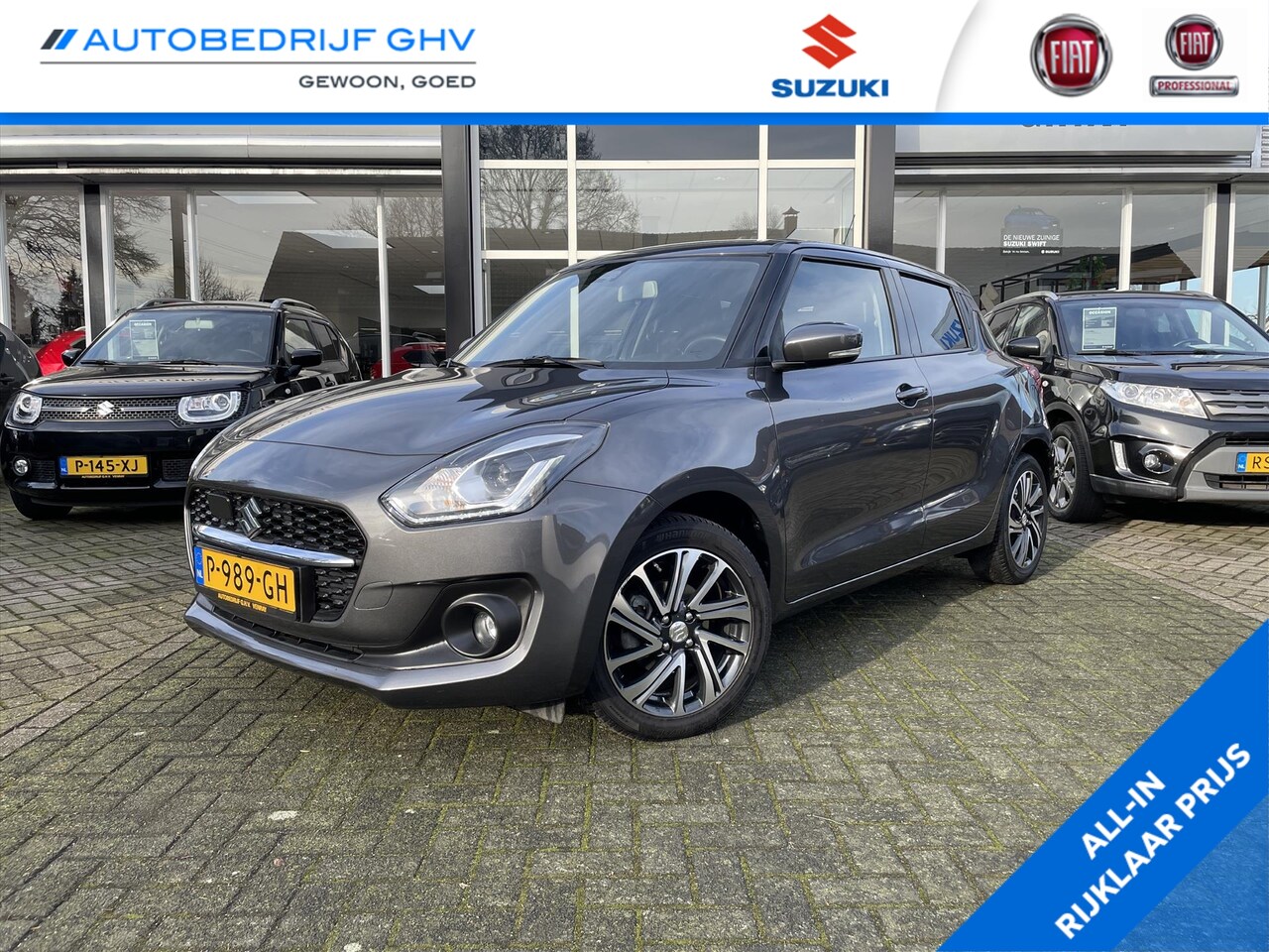 Suzuki Swift - 1.2 DualJet 83pk Smart Hybrid Style | Trekhaak | All season banden | - AutoWereld.nl