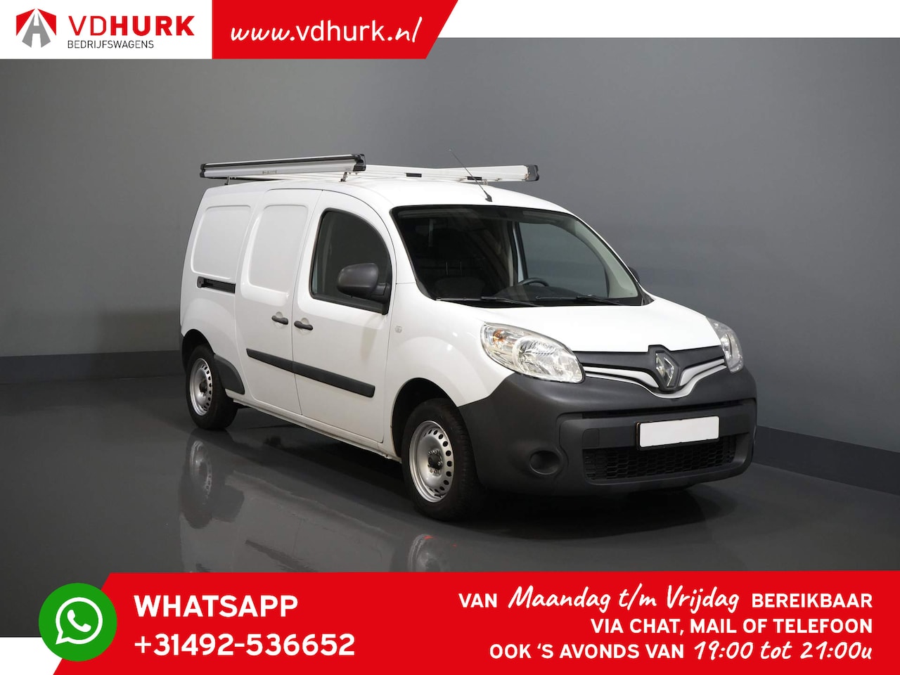 Renault Kangoo - 1.5 dCi 90 pk Maxi L3 NL Auto/ Imperiaal/ Navi/ Cruise/ PDC/ Trekhaak/ Bluetooth klaar voo - AutoWereld.nl