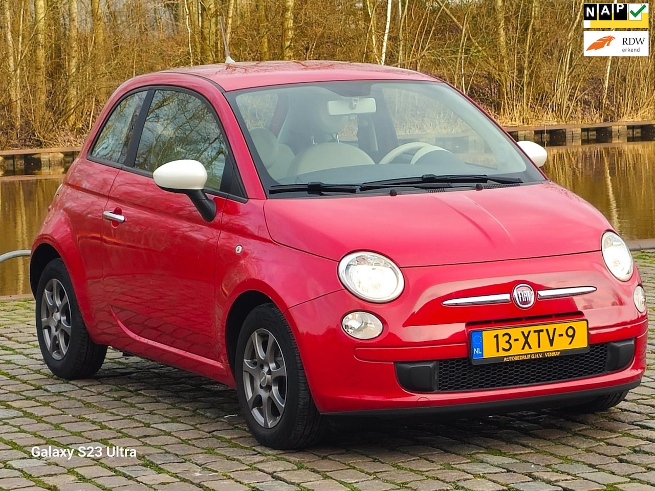 Fiat 500 - 0.9 TwinAir Color Therapy super mooi auto airco cv op afs elektrische ramen - AutoWereld.nl