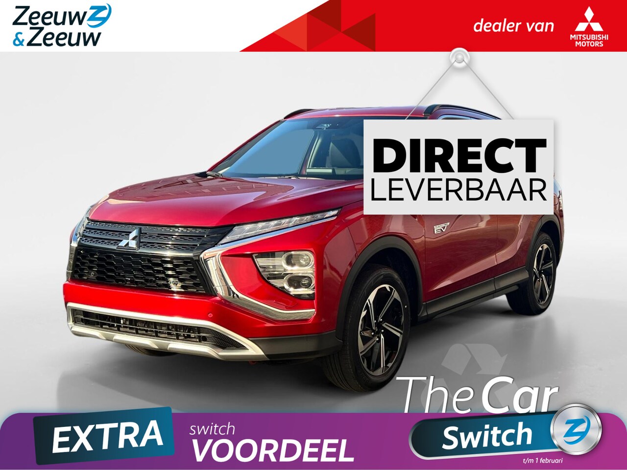 Mitsubishi Eclipse Cross - 2.4 PHEV Intense+ | 8.500 EURO VOORRAAD KORTING | Achteruitrijcamera | Parkeersensoren | E - AutoWereld.nl