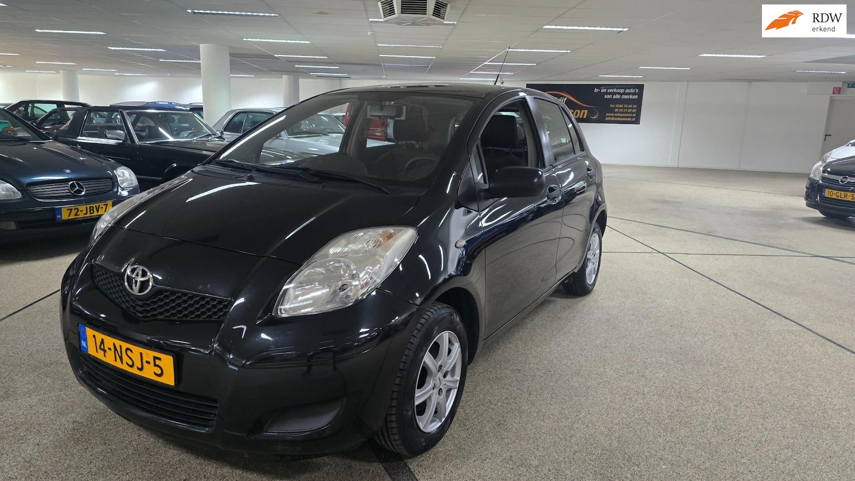 Toyota Yaris - 1.0 VVTi Acces. Nieuwe apk! Airco 5deurs. - AutoWereld.nl