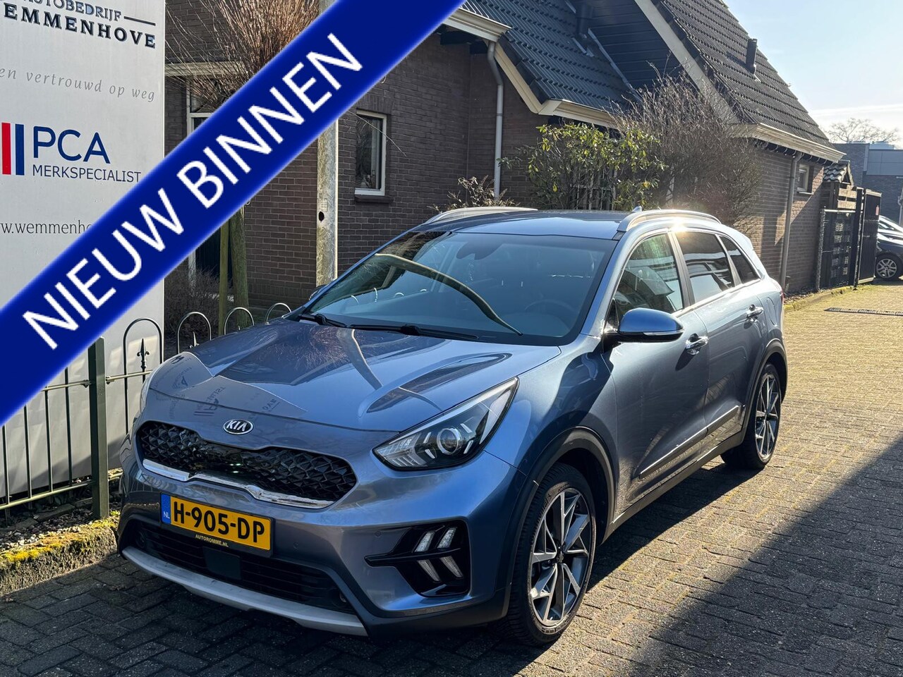 Kia Niro - 1.6 GDi Hybrid DynamicPlusLine Airco/Stoelverw./Navi/Camera/Lichtmetalen velgen - AutoWereld.nl