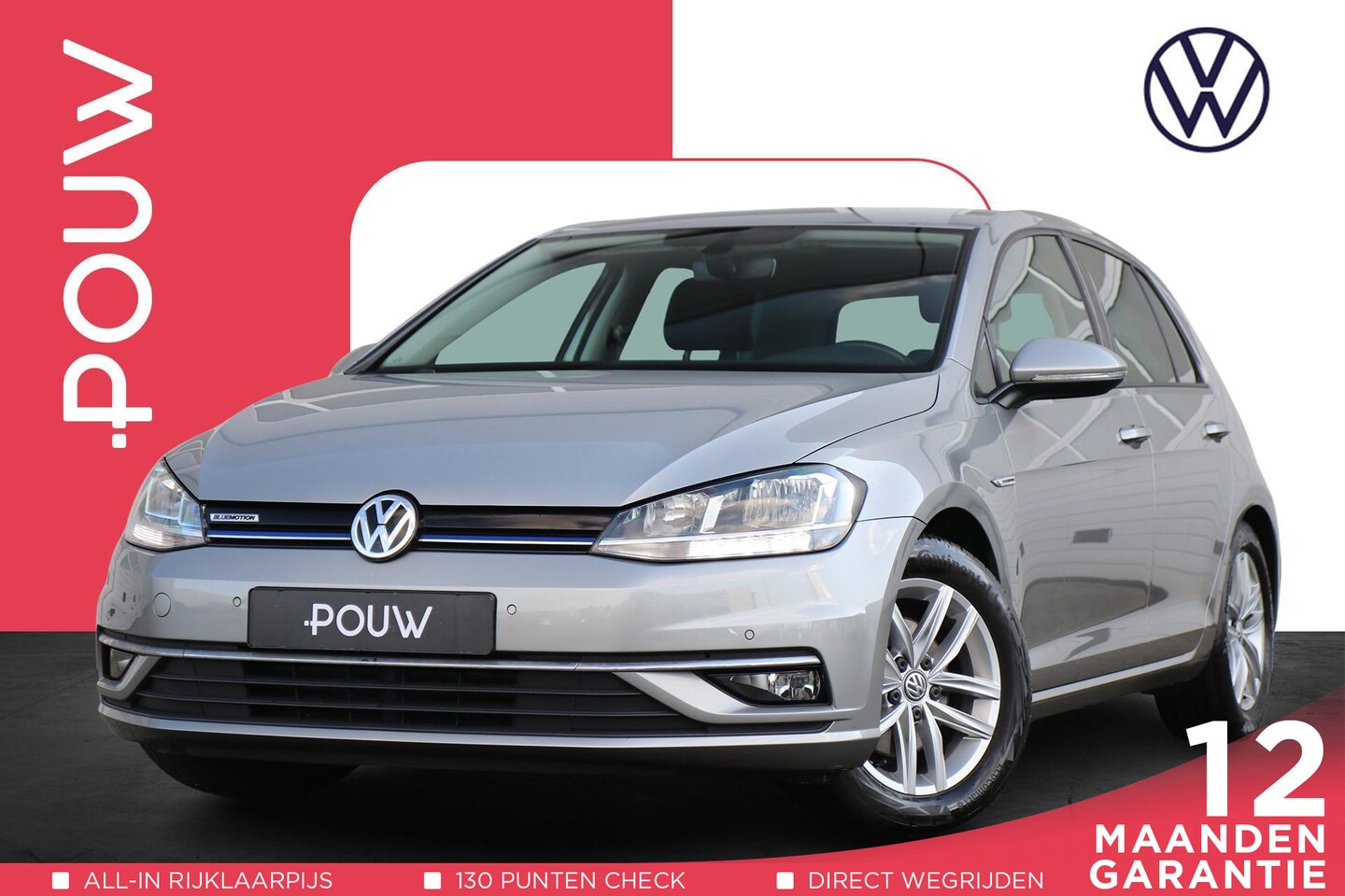 Volkswagen Golf - 1.5 TSI 130pk Comfortline | App Connect | Parkeersensoren | Trekhaak | Getint Glas | - AutoWereld.nl