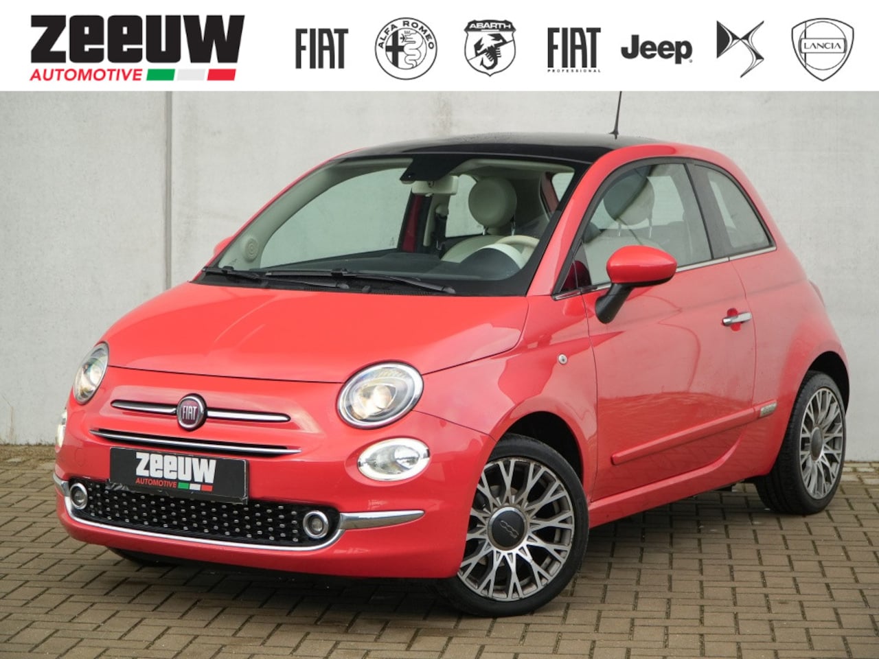 Fiat 500 - 1.2 Lounge 69 PK | Navi | Pano | PDC | 16" - AutoWereld.nl