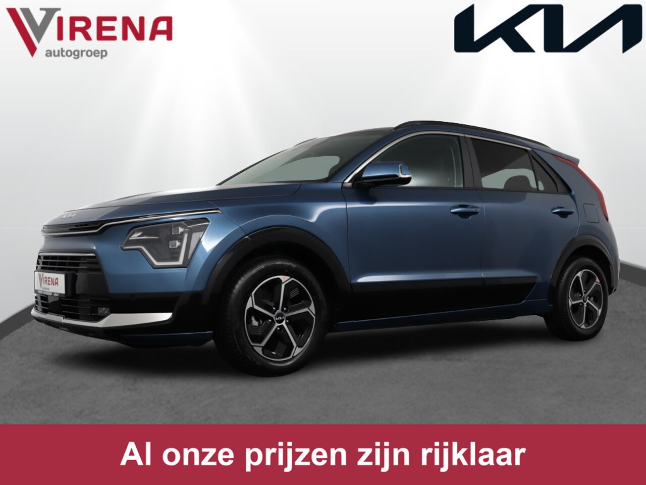 Kia Niro - 1.6 GDi Hybrid DynamicPlusLine - €2.000 INRUILPREMIE - Schuif-/kanteldak - Stoel-/stuurver - AutoWereld.nl