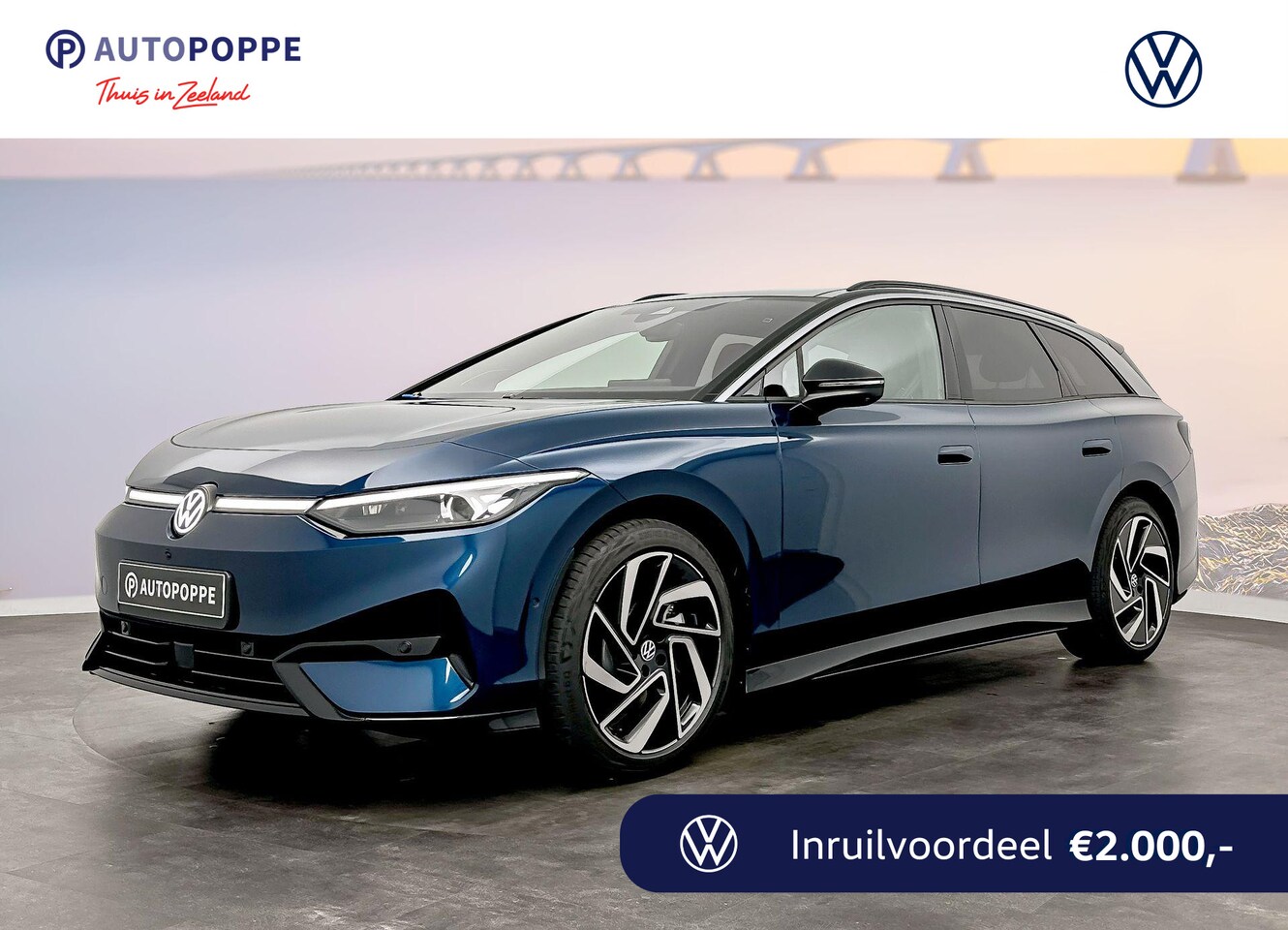 Volkswagen ID.7 Tourer - Pro Business 77 kWh accu, 210 kW / 286 pk Variant - AutoWereld.nl