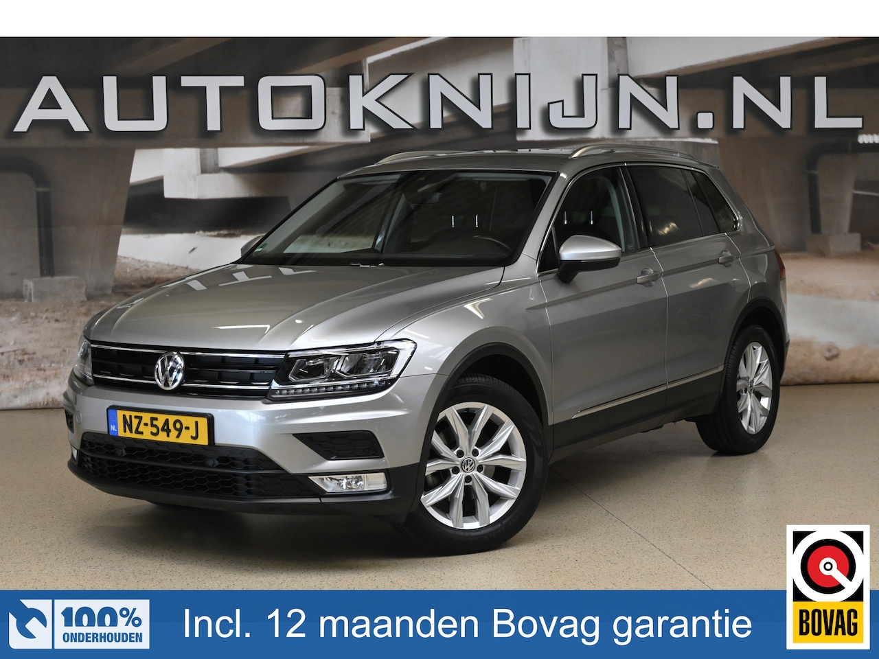 Volkswagen Tiguan - 1.4 TSI 126pk Connected Series | NL-auto | 1e eigenaar | Trekhaak | 100% (Dealer) onderhou - AutoWereld.nl