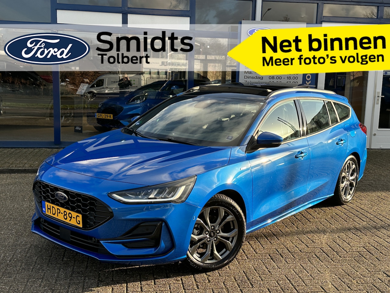 Ford Focus Wagon - EcoBoost Hybrid 125 pk ST Line | Trekhaak | Pano | Winter Pack | B&O | Adapt. Cruise | AGR - AutoWereld.nl