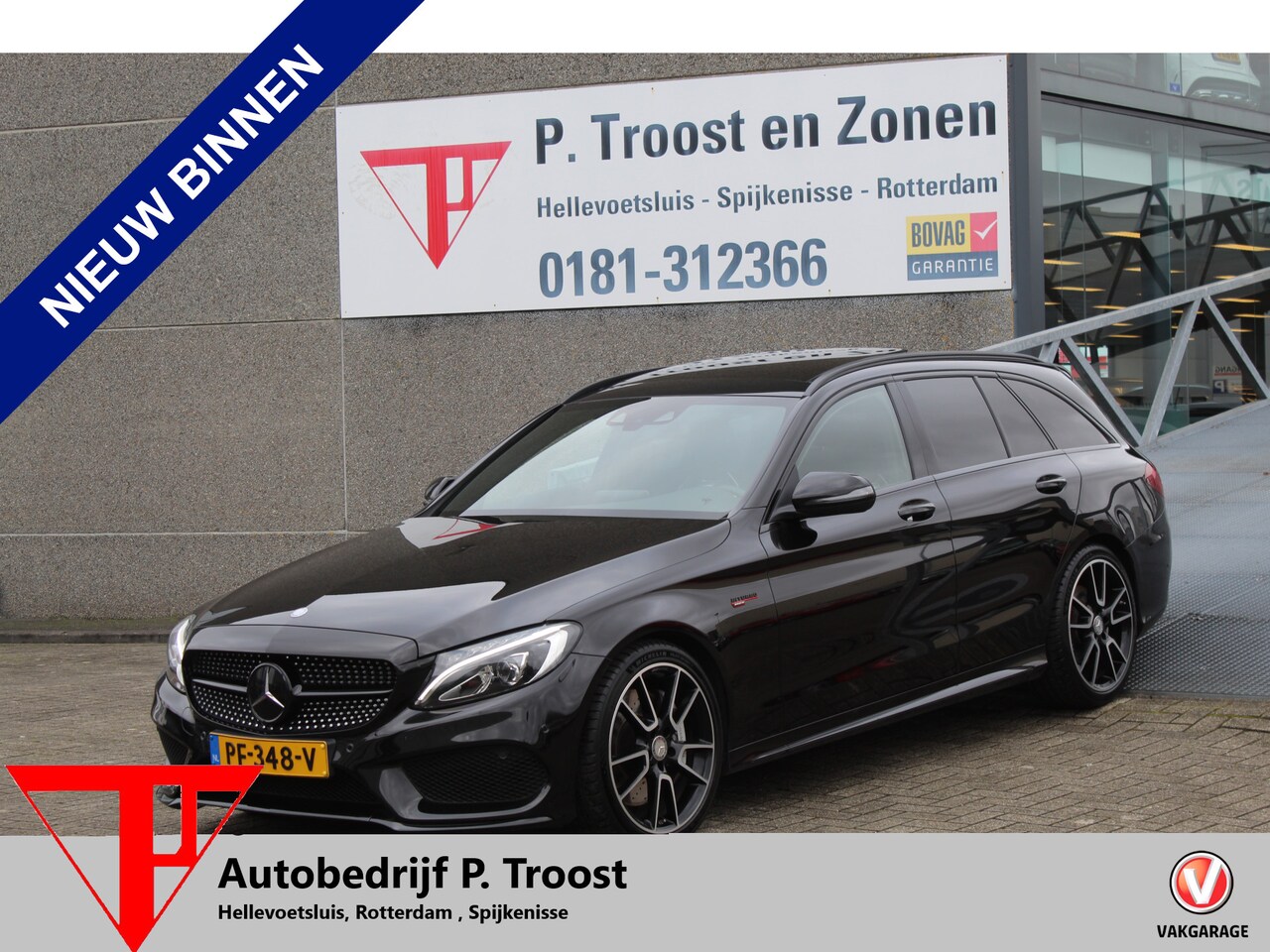 Mercedes-Benz C-klasse Estate - 450/C43 AMG 4MATIC Automaat/Panoramadak/AMG Performance schaalstoelen/Burmester/Elektrisch - AutoWereld.nl