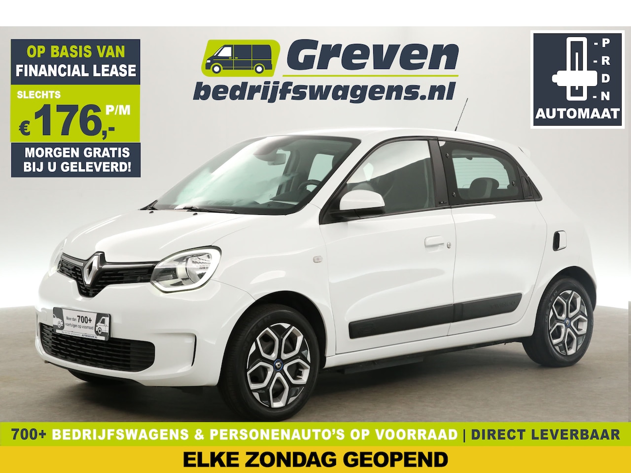 Renault Twingo Z.E. - R80 Life 22kWh Elektrisch Automaat Clima Carplay Cruise LED DAB+ 4 Persoons - AutoWereld.nl