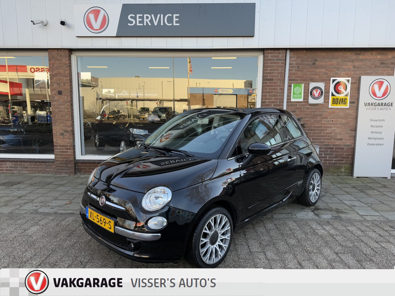 Fiat 500 C - 1.2 Lounge | cabrio | nieuwe apk | lichtmetalen wielen | - AutoWereld.nl