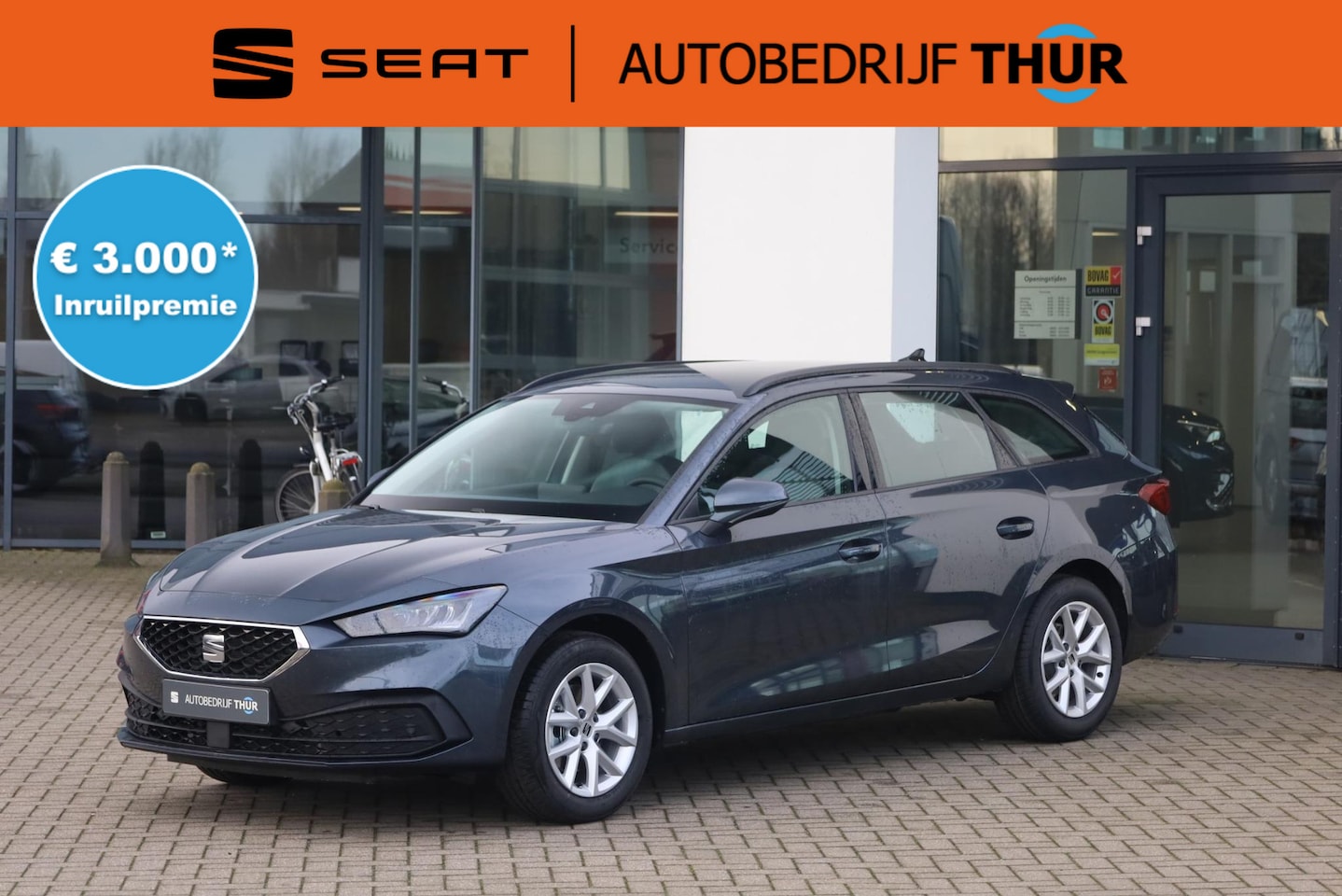 Seat Leon Sportstourer - 1.5 TSI Style 115PK / 85kW Climatronic aircontitioning, Apple Carplay & Android Auto, LED - AutoWereld.nl