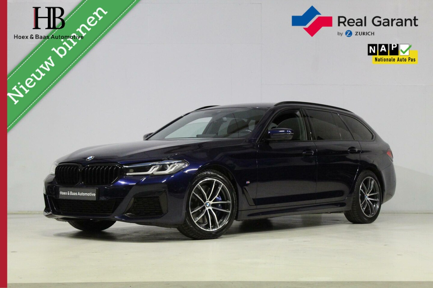 BMW 5-serie Touring - 530i/M-Sport/Cam/Trekhaak/Leder/Laserled - AutoWereld.nl