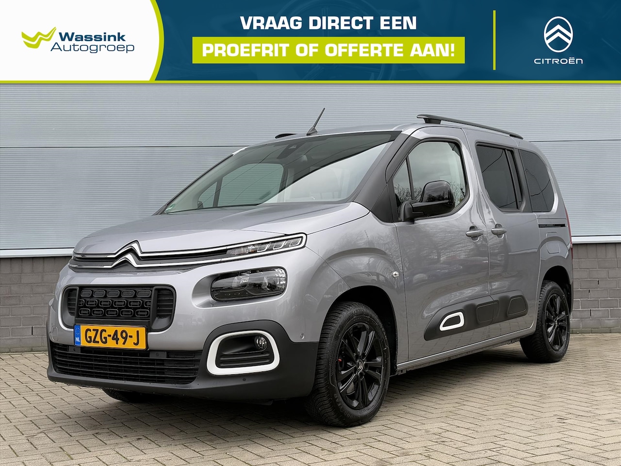 Citroën Berlingo - Turbo 130pk Automaat | Shine | All Seasons | Trekhaak | Stoelverwarming voor | Navi | Came - AutoWereld.nl