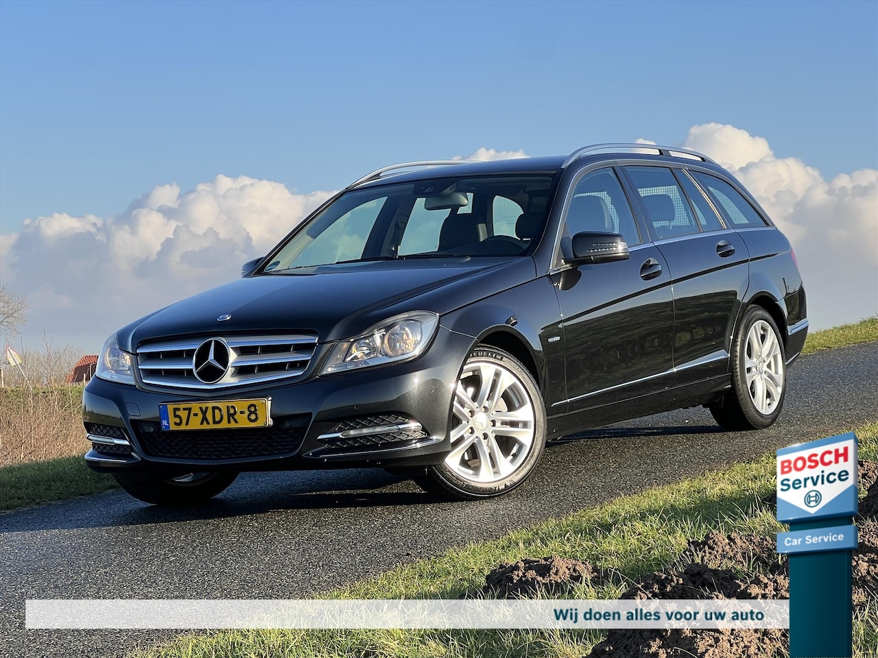 Mercedes-Benz C-klasse Estate - C180 Avantgarde / Org NL / Navi / Elektr stoelen / Climate control / Cruise control / Trek - AutoWereld.nl