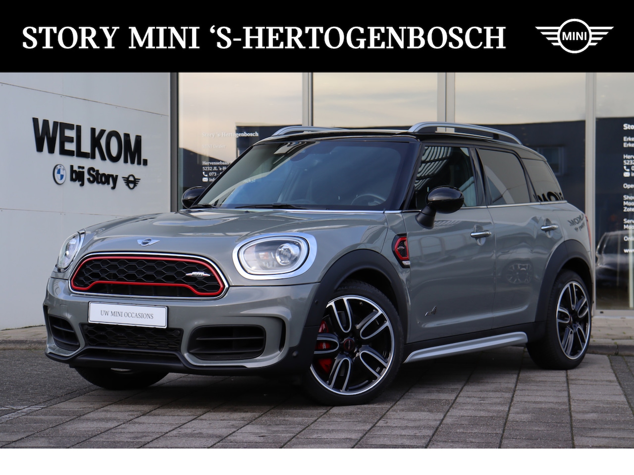 MINI Countryman - JCW ALL4 Chili Automaat / Sportstoelen / Comfort Access / LED / Adaptief onderstel / Park - AutoWereld.nl