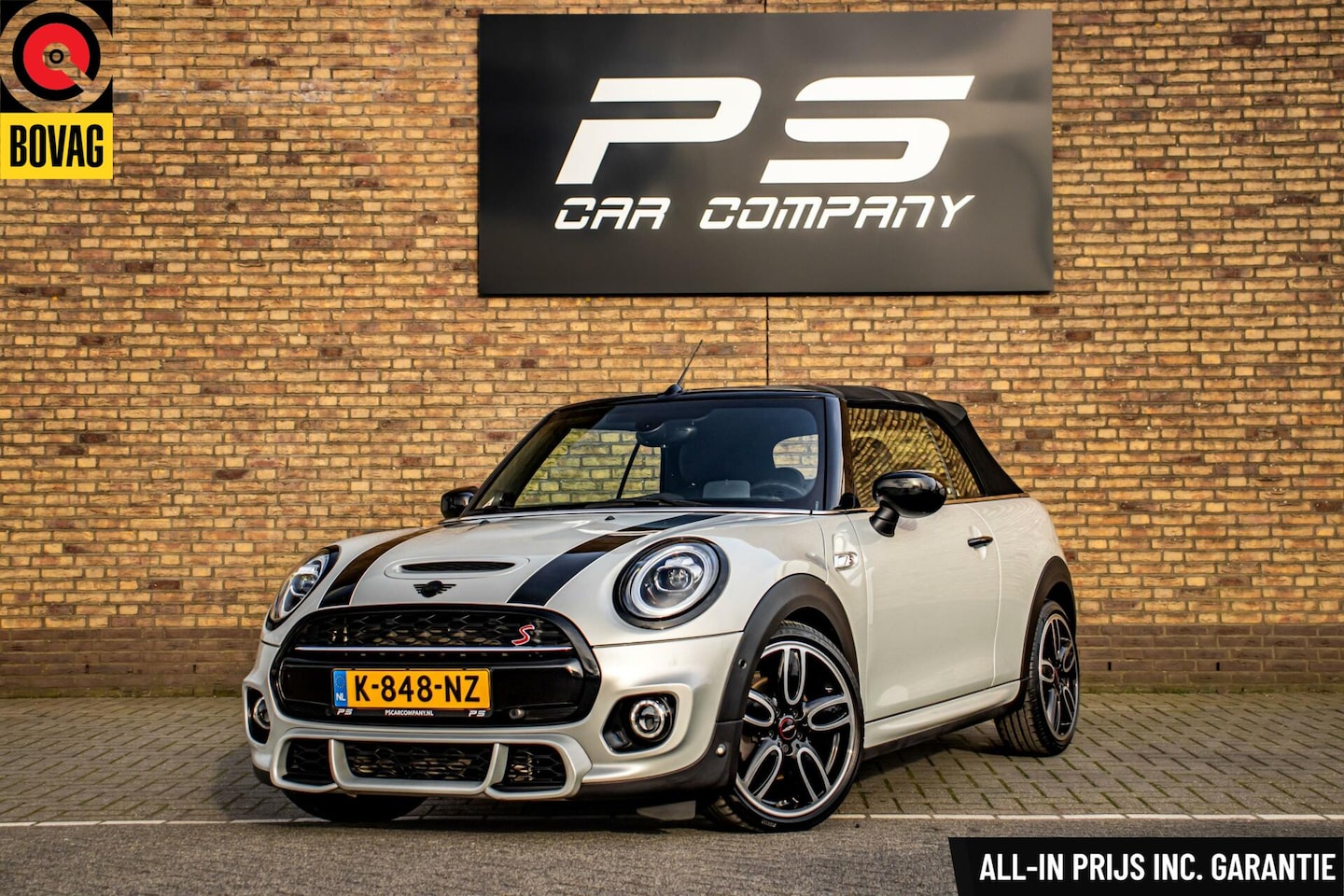 MINI Cabrio - 2.0 Cooper S Hammersmith JCW, NAP, Leder, H&K - AutoWereld.nl