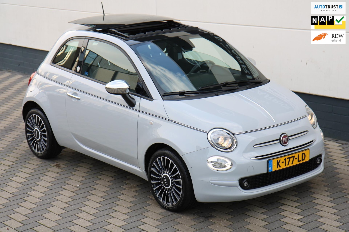 Fiat 500 - 1.0 Hybrid Launch Edition Schuifdak Navi Cruise NAP !! - AutoWereld.nl